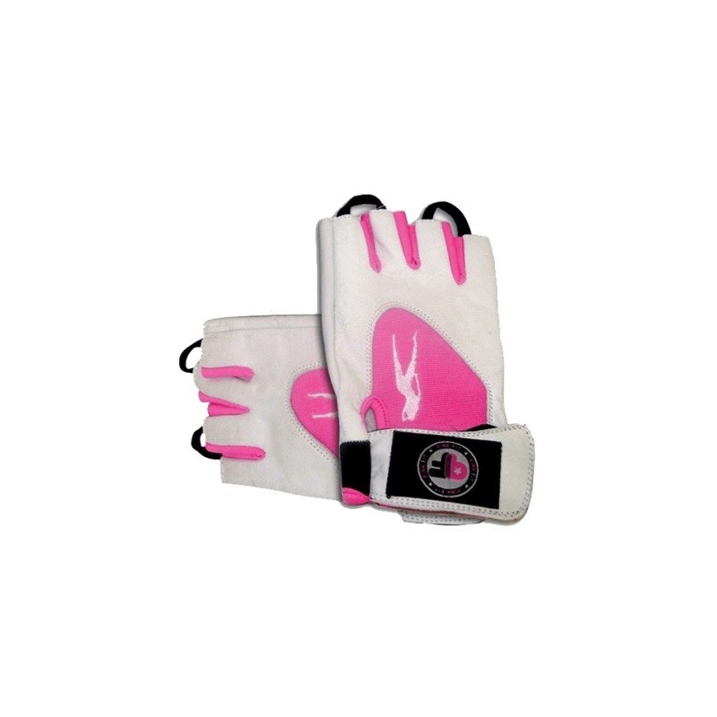 Luvas Senhora Biotech Branco-Rosa